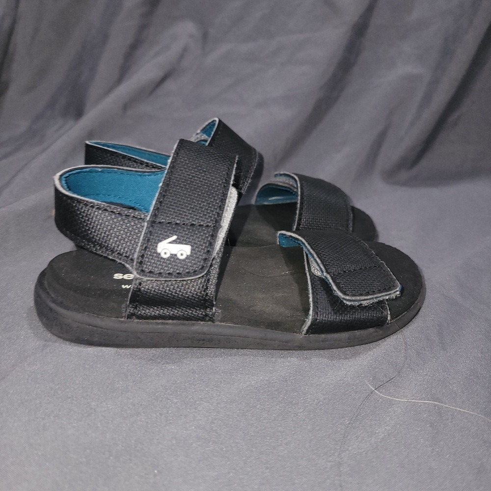 See Kai Run Basics Jaylen Sandals Black Size 9 Toddler Shoes